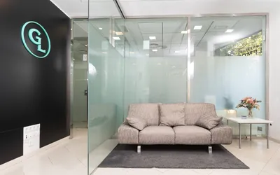 Sala de espera de la clínica